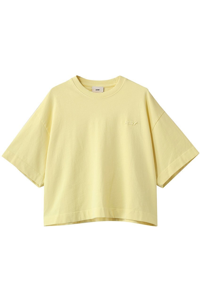 【オートリー/AUTRY】のボクシーTシャツ インテリア・キッズ・メンズ・レディースファッション・服の通販 founy(ファニー) 　ファッション　Fashion　レディースファッション　Fashion for Women　トップス・カットソー　Cut & Sew Tops　シャツ・ブラウス・オフィスカジュアル　Elegant Blouses & Button-Ups　ロングTシャツ・Tシャツ　Longline T-Shirts & Tees　カットソー・ベーシックTシャツ　Cut-and-Sewn Tops / Stretch Tees & Basics　おすすめ　Recommended / Our Picks　ショート　Short, Short Length　スリーブ　Sleeve, Long Sleeve / Short Sleeve　デニム　Denim, Jeans Material　バランス　Balance, Style Balance　フォルム　Silhouette, Form　ボトム　Bottoms, Lower Wear　新作・新入荷　New Arrivals / New In　ブロンド|ID: prp329100004865275 ipo3291000000036212691