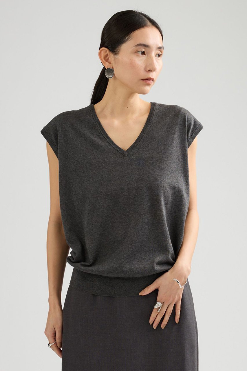 【カオス/Chaos】のチュルリーニット 人気、トレンドファッション・服の通販 founy(ファニー) 　ファッション　Fashion　レディースファッション　Fashion for Women　トップス・カットソー　Cut & Sew Tops　ニット　Knit Tops & Sweaters　カジュアルプルオーバー・ニットトップス　Pullovers & Knit Tops / Casual Pullovers　アンサンブル　Ensemble Set　イタリア　Italy　インナー　Innerwear　春　Spring　カーディガン　Cardigan, Knitwear　シルク　Silk, 100% Silk　シンプル　Simple, Minimal　ジャケット　Jacket, Outerwear　デコルテ　Décolleté, Neckline　S/S・春夏　SS, Spring/Summer, Warm Season　夏　Summer　エレガント 上品　Elegant　2026年　2026　other-2|ID: prp329100004865289 ipo3291000000036212798