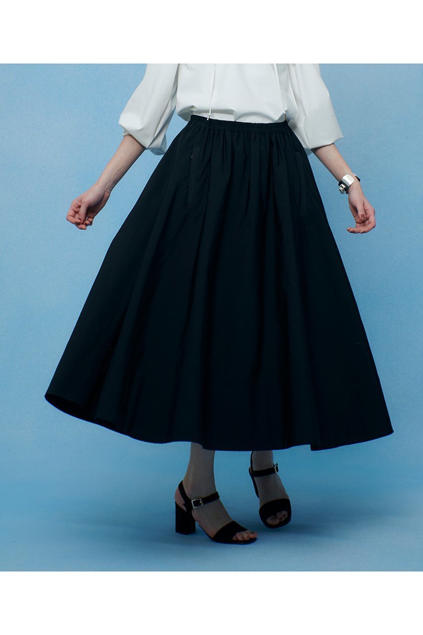 【アルアバイル/allureville】の【LOULOU WILLOUGHBY】ポリエステルコットングログランギャザースカート 人気、トレンドファッション・服の通販 founy(ファニー) 　ファッション　Fashion　レディースファッション　Fashion for Women　スカート　Skirts　ロングスカート　Long Skirts / Maxi & Midi Skirts　2026年　2026　ギャザー　Gathered, Ruffled　グログラン　Grosgrain, Grosgrain Ribbon　シンプル　Simple, Minimal　フィット　Fit, Slim Fit　フレア　Flare, Flared　ロング　Long, Long-Length　夏　Summer　春　Spring　S/S・春夏　SS, Spring/Summer, Warm Season　other-6|ID: prp329100004865294 ipo3291000000036212847