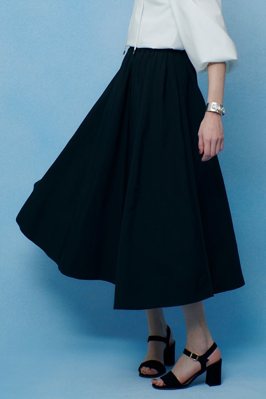 【アルアバイル/allureville】の【LOULOU WILLOUGHBY】ポリエステルコットングログランギャザースカート 人気、トレンドファッション・服の通販 founy(ファニー) 　ファッション　Fashion　レディースファッション　Fashion for Women　スカート　Skirts　ロングスカート　Long Skirts / Maxi & Midi Skirts　2026年　2026　ギャザー　Gathered, Ruffled　グログラン　Grosgrain, Grosgrain Ribbon　シンプル　Simple, Minimal　フィット　Fit, Slim Fit　フレア　Flare, Flared　ロング　Long, Long-Length　夏　Summer　春　Spring　S/S・春夏　SS, Spring/Summer, Warm Season　other-7|ID: prp329100004865294 ipo3291000000036212848