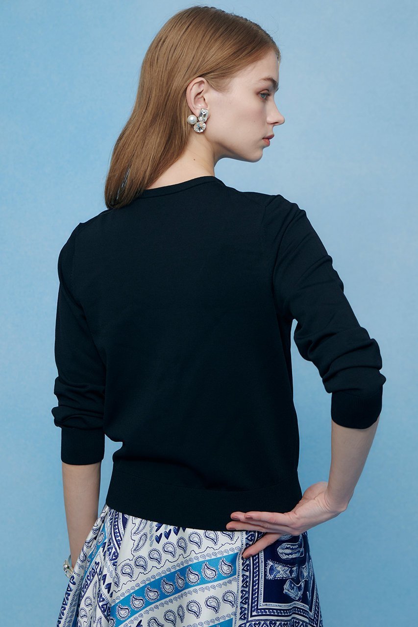 【アルアバイル/allureville】の【LOULOU WILLOUGHBY】MANYボタンカーディガン 人気、トレンドファッション・服の通販 founy(ファニー) 　ファッション　Fashion　レディースファッション　Fashion for Women　トップス・カットソー　Cut & Sew Tops　ニット　Knit Tops & Sweaters　カーディガン・羽織り　Layered Style Cardigans　アンサンブル　Ensemble Set　カーディガン　Cardigan, Knitwear　シンプル　Simple, Minimal　スクエア　Square, Square Shape　タンク　Tank Top, Sleeveless Top　フロント　Front, Front Design　ロング　Long, Long-Length　other-8|ID: prp329100004865298 ipo3291000000036840090