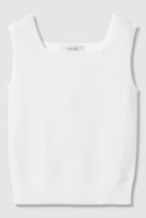 【アルアバイル/allureville】の【LOULOU WILLOUGHBY】スクエアタンク 人気、トレンドファッション・服の通販 founy(ファニー) ファッション Fashion レディースファッション Fashion for Women トップス・カットソー Cut & Sew Tops キャミソール&ノースリーブ Camisoles & Sleeveless Tops シャツ・ブラウス・オフィスカジュアル Elegant Blouses & Button-Ups ロングTシャツ・Tシャツ Longline T-Shirts & Tees カットソー・ベーシックTシャツ Cut-and-Sewn Tops / Stretch Tees & Basics 2026年 2026 インナー Innerwear キャミソール Camisole, Spaghetti Strap Top ジャケット Jacket, Outerwear スクエア Square, Square Shape タンク Tank Top, Sleeveless Top デコルテ Décolleté, Neckline エレガント 上品 Elegant 夏 Summer 春 Spring S/S・春夏 SS, Spring/Summer, Warm Season |ID:prp329100004865300