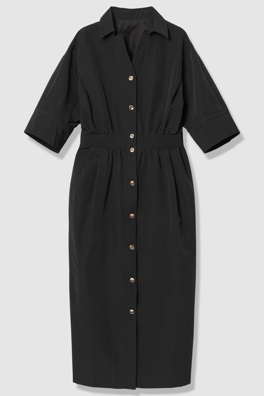 【アルアバイル/allureville】の【LOULOU WILLOUGHBY】ナイロンコットンクロスシャツワンピース 人気、トレンドファッション・服の通販 founy(ファニー) 　ファッション　Fashion　レディースファッション　Fashion for Women　ワンピース　Dresses　シャツワンピース / 1枚で着映えコーデ　Shirt Dresses　チュニック　Tunic Tops & Dresses　2026年　2026　おすすめ　Recommended / Our Picks　カフス　Cuff Design　チュニック　Tunic, Long Top　フロント　Front, Front Design　夏　Summer　春　Spring　S/S・春夏　SS, Spring/Summer, Warm Season　other-3|ID: prp329100004865302 ipo3291000000036212915