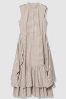 【アルアバイル/allureville】の【LOULOU WILLOUGHBY】レイヤードレープワンピース 人気、トレンドファッション・服の通販 founy(ファニー) ファッション Fashion レディースファッション Fashion for Women ワンピース Dresses チュニック Tunic Tops & Dresses 2026年 2026 ストライプ Stripe, Striped Pattern チュニック Tunic, Long Top ティアード Tiered, Tiered Style ドレープ Drape, Draping Fabric フロント Front, Front Design ロング Long, Long-Length 夏 Summer 春 Spring S/S・春夏 SS, Spring/Summer, Warm Season |ID:prp329100004865304