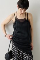 【ウィムガゼット/Whim Gazette】の【THE PAUSE】レーストリムキャミブラウス 人気、トレンドファッション・服の通販 founy(ファニー) ファッション Fashion レディースファッション Fashion for Women トップス・カットソー Cut & Sew Tops キャミソール&ノースリーブ Camisoles & Sleeveless Tops シャツ・ブラウス・オフィスカジュアル Elegant Blouses & Button-Ups 2026年 2026 おすすめ Recommended / Our Picks エレガント 上品 Elegant カットソー Cut and Sewn Top キャミソール Camisole, Spaghetti Strap Top キュプラ Cupro, Eco Fabric サテン Satin, Glossy Fabric タンク Tank Top, Sleeveless Top ノースリーブ Sleeveless, No-Sleeve ボトム Bottoms, Lower Wear レース Lace, Lace Fabric 夏 Summer 春 Spring S/S・春夏 SS, Spring/Summer, Warm Season thumbnail ブラック|ID: prp329100004865305 ipo3291000000036212946