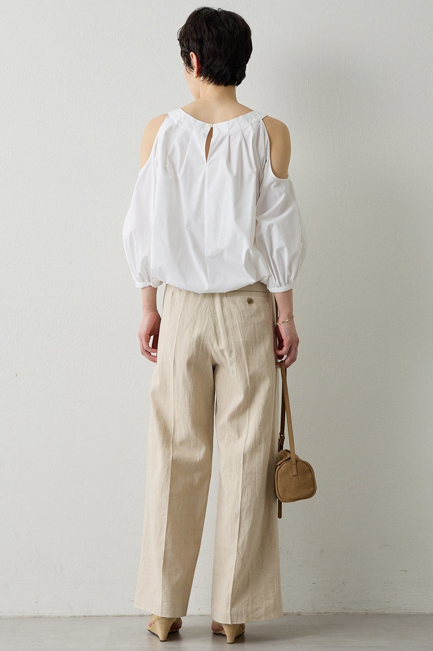 【ウィムガゼット/Whim Gazette】の【THE PAUSE】ロープベルトパンツ 人気、トレンドファッション・服の通販 founy(ファニー) 　ファッション　Fashion　レディースファッション　Fashion for Women　パンツ　Pants & Trousers　ベルト&ウエストマーク　Belts & Waist Accessories　2026年　2026　スタイリッシュ　Stylish, Fashionable　ストライプ　Stripe, Striped Pattern　ストレート　Straight, Straight Cut　リネン　Linen, Linen Fabric　ワイド　Wide, Wide Fit　夏　Summer　春　Spring　S/S・春夏　SS, Spring/Summer, Warm Season　other-4|ID: prp329100004865308 ipo3291000000036212993