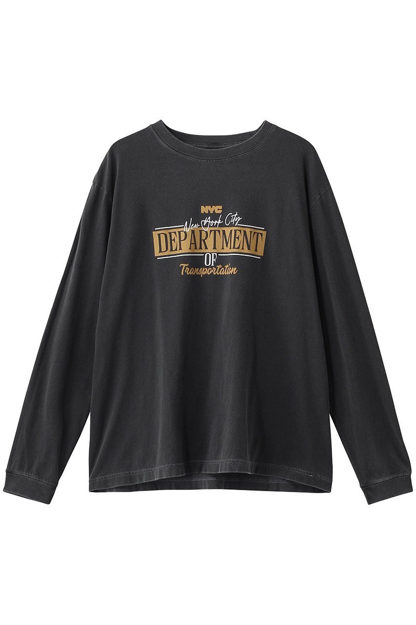 【ガリャルダガランテ/GALLARDAGALANTE】の【GOOD ROCK SPEED】NYC Tシャツ インテリア・キッズ・メンズ・レディースファッション・服の通販 founy(ファニー) 　ファッション　Fashion　レディースファッション　Fashion for Women　トップス・カットソー　Cut & Sew Tops　シャツ・ブラウス・オフィスカジュアル　Elegant Blouses & Button-Ups　ロングTシャツ・Tシャツ　Longline T-Shirts & Tees　カットソー・ベーシックTシャツ　Cut-and-Sewn Tops / Stretch Tees & Basics　2026年　2026　インナー　Innerwear　ショート　Short, Short Length　ジャケット　Jacket, Outerwear　スリーブ　Sleeve, Long Sleeve / Short Sleeve　ビンテージ　Vintage, Retro Style　フロント　Front, Front Design　ブルゾン　Blouson, Bomber Jacket　プリント　Print, Printed Pattern　ベーシック　Basic, Essential　ロング　Long, Long-Length　夏　Summer　春　Spring　S/S・春夏　SS, Spring/Summer, Warm Season　チャコールグレー|ID: prp329100004865316 ipo3291000000036213074