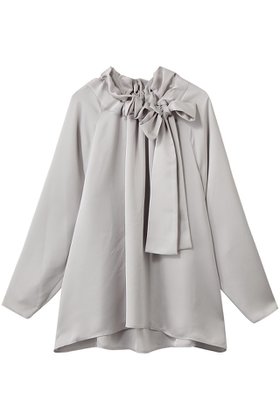 【デザイン ワークス/DESIGN WORKS】 サテンリボンブラウス人気、トレンドファッション・服の通販 founy(ファニー) ファッション Fashion レディースファッション Fashion for Women トップス・カットソー Cut & Sew Tops シャツ・ブラウス・オフィスカジュアル Elegant Blouses & Button-Ups 2026年 2026 オケージョン Occasion Wear ギャザー Gathered, Ruffled クラシカル Classical, Vintage-Inspired スリーブ Sleeve, Long Sleeve / Short Sleeve センター Center, Center Line タイトスカート Pencil Skirt, Tight Skirt フェミニン Feminine, Girly フレア Flare, Flared ボトム Bottoms, Lower Wear リボン Ribbon, Bow ロング Long, Long-Length エレガント 上品 Elegant 夏 Summer 春 Spring S/S・春夏 SS, Spring/Summer, Warm Season |ID:prp329100004865317