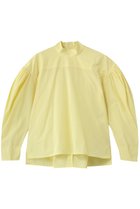 【デザイン ワークス/DESIGN WORKS】のタフタマトンスリーブギャザーブラウス イエロー|ID: prp329100004865320 ipo3291000000036213111