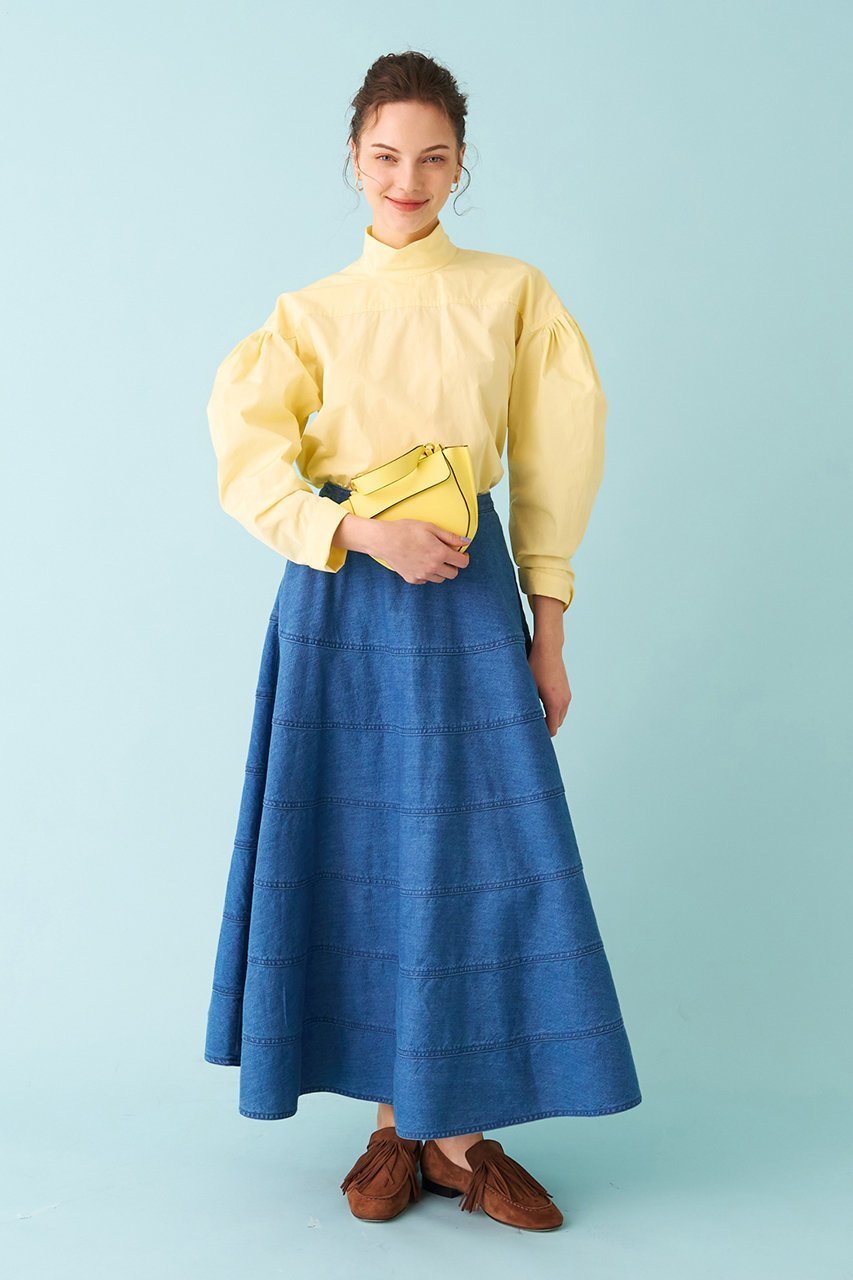 【デザイン ワークス/DESIGN WORKS】のタフタマトンスリーブギャザーブラウス 人気、トレンドファッション・服の通販 founy(ファニー) 　ファッション　Fashion　レディースファッション　Fashion for Women　トップス・カットソー　Cut & Sew Tops　シャツ・ブラウス・オフィスカジュアル　Elegant Blouses & Button-Ups　2026年　2026　ジャケット　Jacket, Outerwear　スリーブ　Sleeve, Long Sleeve / Short Sleeve　ドロップ　Drop Shoulder, Dropped Style　バランス　Balance, Style Balance　フォルム　Silhouette, Form　ヨーク　Yoke, Yoke Design　ロング　Long, Long-Length　エレガント 上品　Elegant　夏　Summer　春　Spring　S/S・春夏　SS, Spring/Summer, Warm Season　other-8|ID: prp329100004865320 ipo3291000000036213123