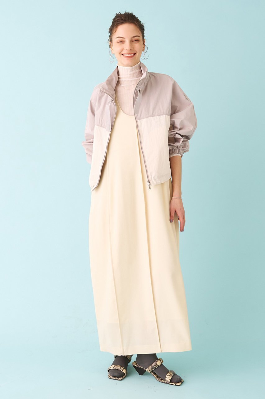 【デザイン ワークス/DESIGN WORKS】のタフタコンビブルゾン 人気、トレンドファッション・服の通販 founy(ファニー) 　ファッション　Fashion　レディースファッション　Fashion for Women　アウター　Coat / Outerwear Collection　レディースジャケット・軽アウター　Jackets　ブルゾンジャケット・スポーティアウター　Blouson Jackets　2026年　2026　おすすめ　Recommended / Our Picks　ジャケット　Jacket, Outerwear　スポーティ　Sporty, Casual Athletic　タフタ　Taffeta, Structured Fabric　ドローコード　Drawcord, Drawstring Cord　ブラウジング　Blouson Silhouette, Cinched Waist　ブルゾン　Blouson, Bomber Jacket　ボトム　Bottoms, Lower Wear　ミックス　Mix, Mixed Style　夏　Summer　春　Spring　S/S・春夏　SS, Spring/Summer, Warm Season　other-8|ID: prp329100004865322 ipo3291000000036213137