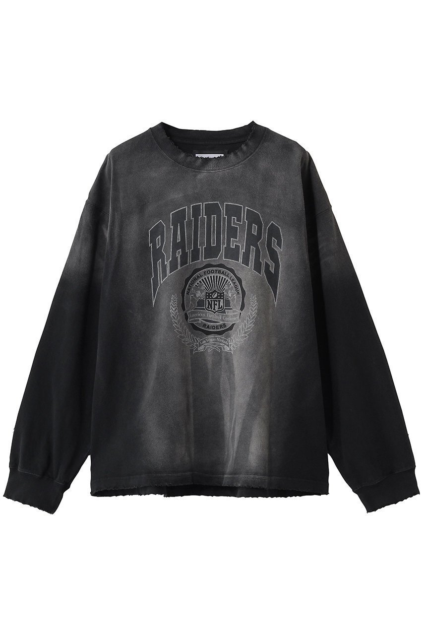 【メゾンスペシャル/MAISON SPECIAL】の【UNISEX】RAIDERS L/S TEE インテリア・キッズ・メンズ・レディースファッション・服の通販 founy(ファニー) 　ファッション　Fashion　レディースファッション　Fashion for Women　トップス・カットソー　Cut & Sew Tops　シャツ・ブラウス・オフィスカジュアル　Elegant Blouses & Button-Ups　ロングTシャツ・Tシャツ　Longline T-Shirts & Tees　カットソー・ベーシックTシャツ　Cut-and-Sewn Tops / Stretch Tees & Basics　2026年　2026　ユニセックス　Unisex, Genderless　おすすめ　Recommended / Our Picks　ショルダー　Shoulder, Shoulder Strap　スリーブ　Sleeve, Long Sleeve / Short Sleeve　ダメージ　Distressed, Destroyed　ドロップ　Drop Shoulder, Dropped Style　プリント　Print, Printed Pattern　ロング　Long, Long-Length　夏　Summer　春　Spring　S/S・春夏　SS, Spring/Summer, Warm Season　MLT1(マルチカラー)|ID: prp329100004865328 ipo3291000000036213168