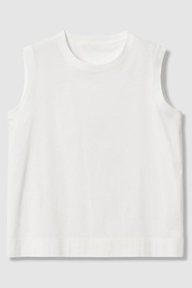 【アナイ/ANAYI】 コットン天竺ノースリレギュラー プルオーバー人気、トレンドファッション・服の通販 founy(ファニー) ファッション Fashion レディースファッション Fashion for Women トップス・カットソー Cut & Sew Tops キャミソール&ノースリーブ Camisoles & Sleeveless Tops シャツ・ブラウス・オフィスカジュアル Elegant Blouses & Button-Ups ロングTシャツ・Tシャツ Longline T-Shirts & Tees カジュアルプルオーバー・ニットトップス Pullovers & Knit Tops / Casual Pullovers カットソー・ベーシックTシャツ Cut-and-Sewn Tops / Stretch Tees & Basics イタリア Italy 春 Spring キャミソール Camisole, Spaghetti Strap Top 巾着 Drawstring Bag, Kinchaku シンプル Simple, Minimal ジャケット Jacket, Outerwear タンク Tank Top, Sleeveless Top ドレープ Drape, Draping Fabric ノースリーブ Sleeveless, No-Sleeve バランス Balance, Style Balance ベーシック Basic, Essential リゾート Resort, Vacation Style S/S・春夏 SS, Spring/Summer, Warm Season 夏 Summer 2026年 2026 |ID:prp329100004865334