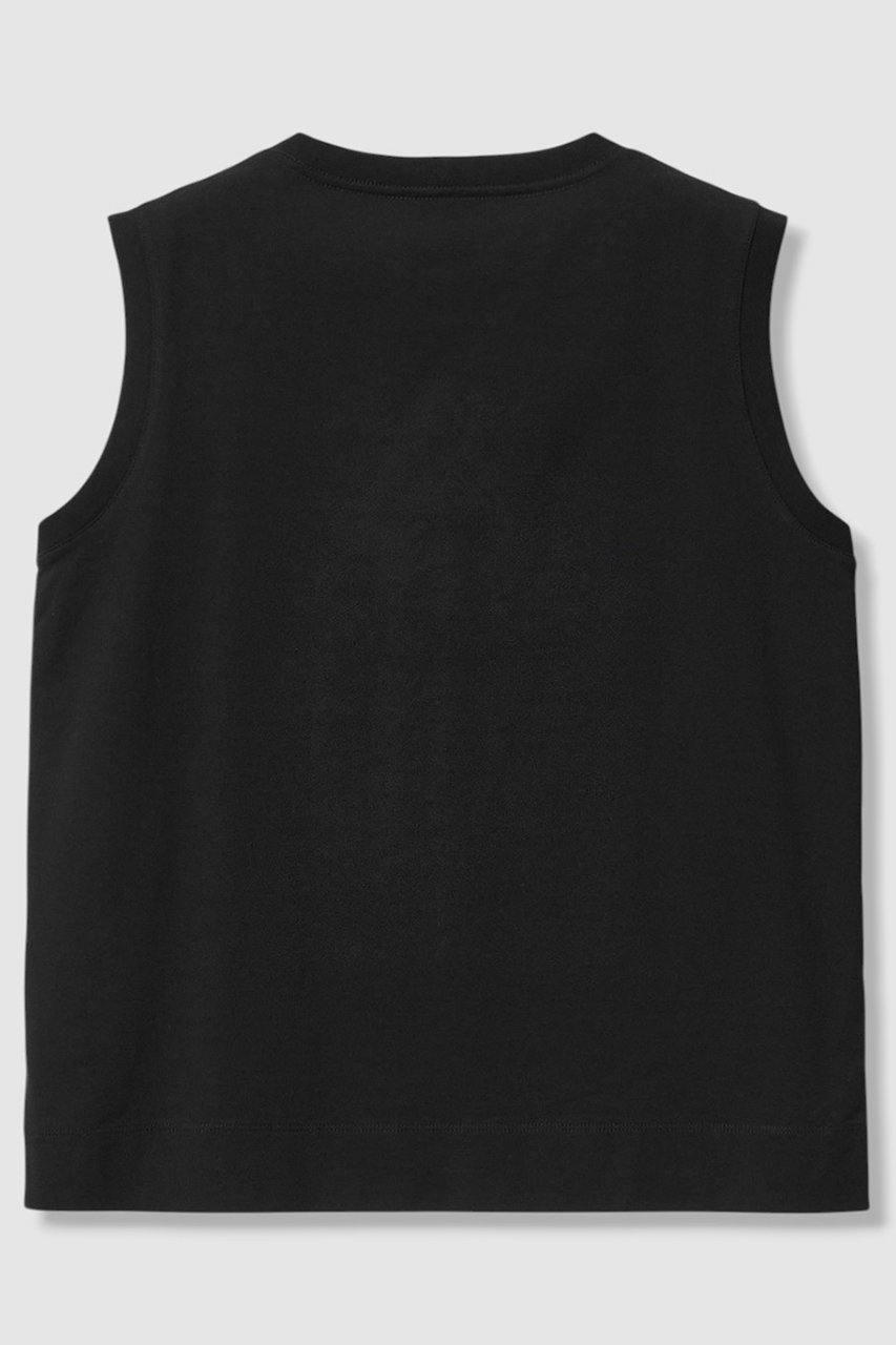 【アナイ/ANAYI】のコットン天竺ノースリレギュラー プルオーバー 人気、トレンドファッション・服の通販 founy(ファニー) 　ファッション　Fashion　レディースファッション　Fashion for Women　トップス・カットソー　Cut & Sew Tops　キャミソール&ノースリーブ　Camisoles & Sleeveless Tops　シャツ・ブラウス・オフィスカジュアル　Elegant Blouses & Button-Ups　ロングTシャツ・Tシャツ　Longline T-Shirts & Tees　カジュアルプルオーバー・ニットトップス　Pullovers & Knit Tops / Casual Pullovers　カットソー・ベーシックTシャツ　Cut-and-Sewn Tops / Stretch Tees & Basics　イタリア　Italy　春　Spring　キャミソール　Camisole, Spaghetti Strap Top　巾着　Drawstring Bag, Kinchaku　シンプル　Simple, Minimal　ジャケット　Jacket, Outerwear　タンク　Tank Top, Sleeveless Top　ドレープ　Drape, Draping Fabric　ノースリーブ　Sleeveless, No-Sleeve　バランス　Balance, Style Balance　ベーシック　Basic, Essential　リゾート　Resort, Vacation Style　S/S・春夏　SS, Spring/Summer, Warm Season　夏　Summer　2026年　2026　other-2|ID: prp329100004865334 ipo3291000000036213212