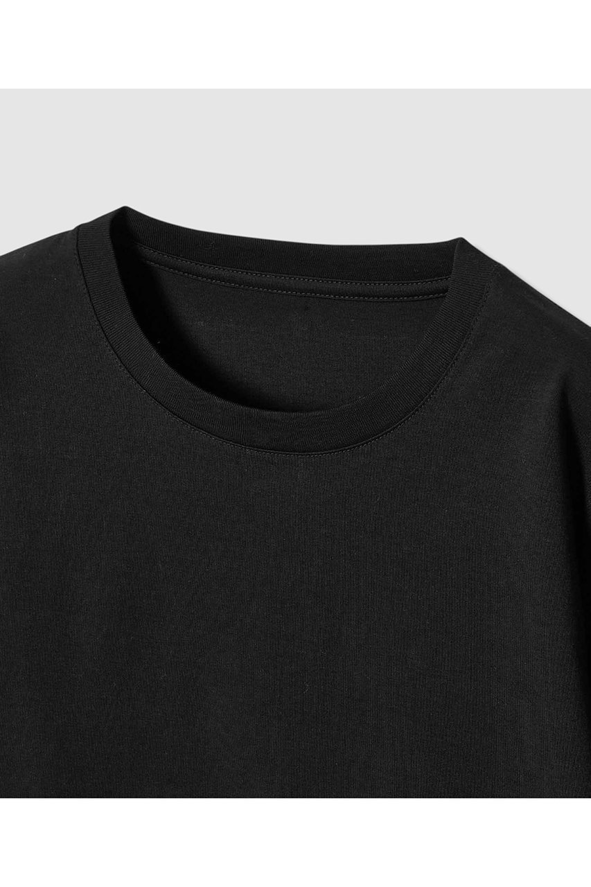 【アナイ/ANAYI】のコットン天竺半袖レギュラー プルオーバー 人気、トレンドファッション・服の通販 founy(ファニー) 　ファッション　Fashion　レディースファッション　Fashion for Women　トップス・カットソー　Cut & Sew Tops　シャツ・ブラウス・オフィスカジュアル　Elegant Blouses & Button-Ups　ロングTシャツ・Tシャツ　Longline T-Shirts & Tees　カジュアルプルオーバー・ニットトップス　Pullovers & Knit Tops / Casual Pullovers　カットソー・ベーシックTシャツ　Cut-and-Sewn Tops / Stretch Tees & Basics　イタリア　Italy　春　Spring　巾着　Drawstring Bag, Kinchaku　ショート　Short, Short Length　スリーブ　Sleeve, Long Sleeve / Short Sleeve　ドレープ　Drape, Draping Fabric　定番　Standard, Basic Item　バランス　Balance, Style Balance　パターン　Pattern, Design Print　ベーシック　Basic, Essential　半袖　Short Sleeve, Half Sleeve　レギュラー　Regular, Standard Fit　S/S・春夏　SS, Spring/Summer, Warm Season　夏　Summer　2026年　2026　other-3|ID: prp329100004865338 ipo3291000000036213249