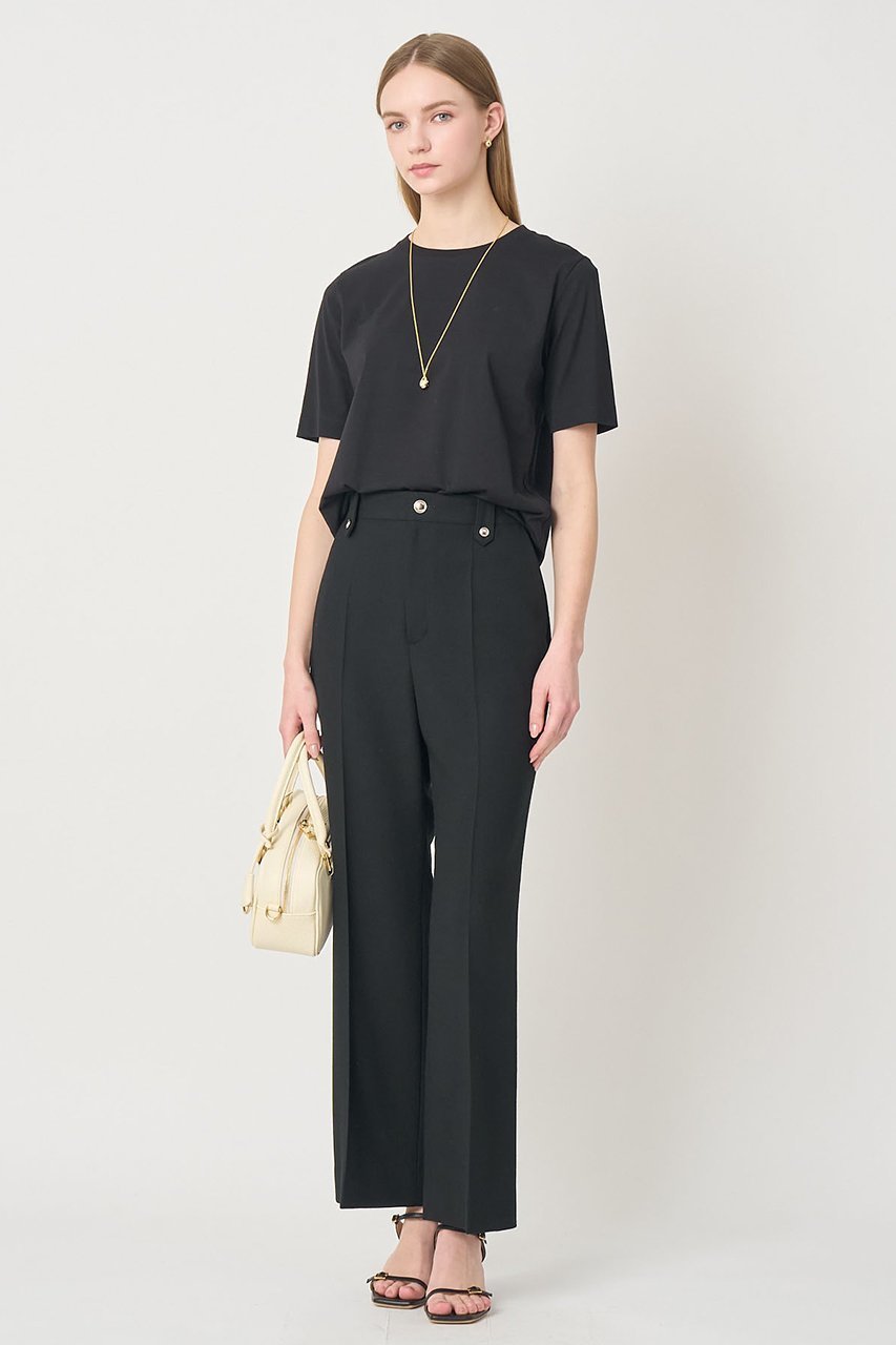 【アナイ/ANAYI】のコットン天竺半袖レギュラー プルオーバー 人気、トレンドファッション・服の通販 founy(ファニー) 　ファッション　Fashion　レディースファッション　Fashion for Women　トップス・カットソー　Cut & Sew Tops　シャツ・ブラウス・オフィスカジュアル　Elegant Blouses & Button-Ups　ロングTシャツ・Tシャツ　Longline T-Shirts & Tees　カジュアルプルオーバー・ニットトップス　Pullovers & Knit Tops / Casual Pullovers　カットソー・ベーシックTシャツ　Cut-and-Sewn Tops / Stretch Tees & Basics　イタリア　Italy　春　Spring　巾着　Drawstring Bag, Kinchaku　ショート　Short, Short Length　スリーブ　Sleeve, Long Sleeve / Short Sleeve　ドレープ　Drape, Draping Fabric　定番　Standard, Basic Item　バランス　Balance, Style Balance　パターン　Pattern, Design Print　ベーシック　Basic, Essential　半袖　Short Sleeve, Half Sleeve　レギュラー　Regular, Standard Fit　S/S・春夏　SS, Spring/Summer, Warm Season　夏　Summer　2026年　2026　other-8|ID: prp329100004865338 ipo3291000000036213257