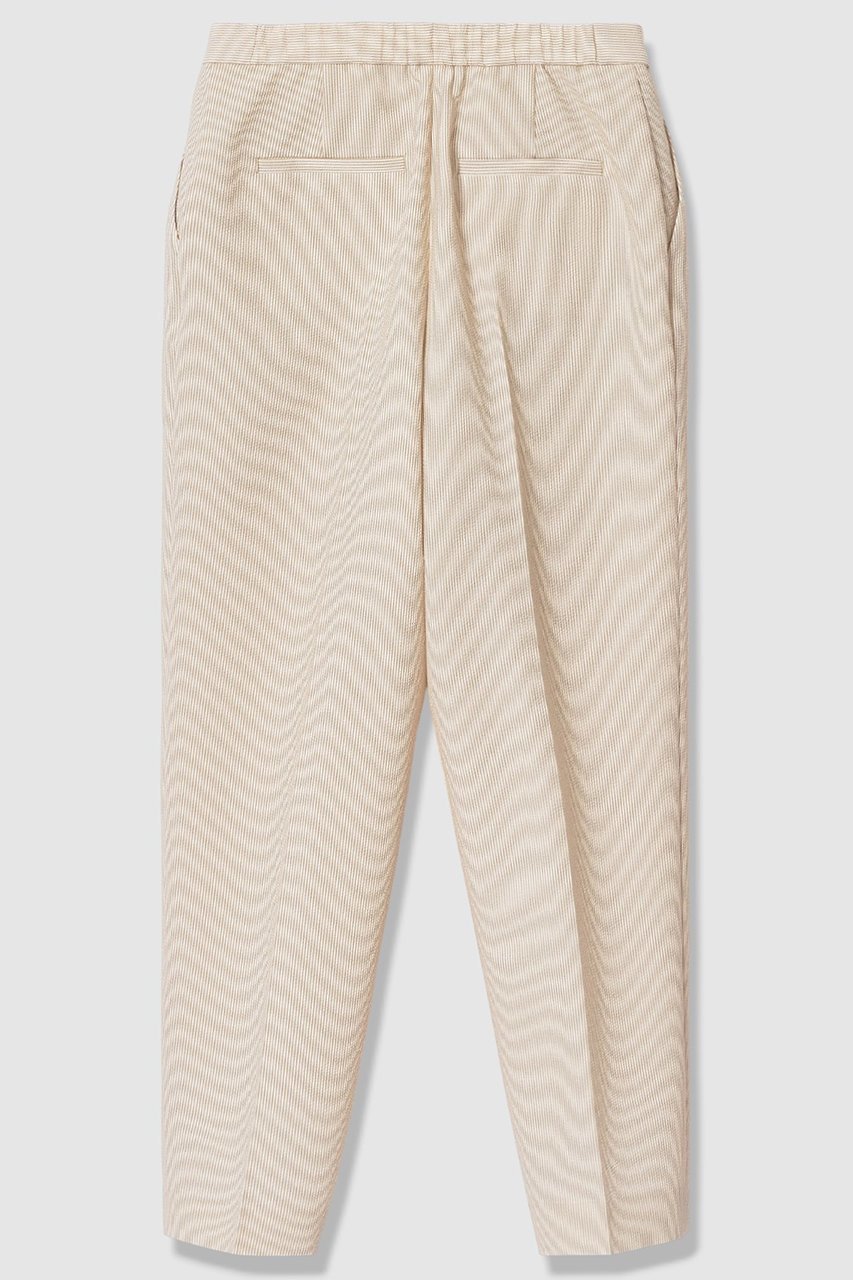 【アナイ/ANAYI】のサッカーストレッチテーパードパンツ 人気、トレンドファッション・服の通販 founy(ファニー) 　ファッション　Fashion　レディースファッション　Fashion for Women　パンツ　Pants & Trousers　2026年　2026　サッカー　Seersucker, Summer Fabric　ストライプ　Stripe, Striped Pattern　ストレッチ　Stretch, Stretchy Fabric　センター　Center, Center Line　夏　Summer　春　Spring　S/S・春夏　SS, Spring/Summer, Warm Season　無地　Plain, Solid Color　other-2|ID: prp329100004865343 ipo3291000000036213305