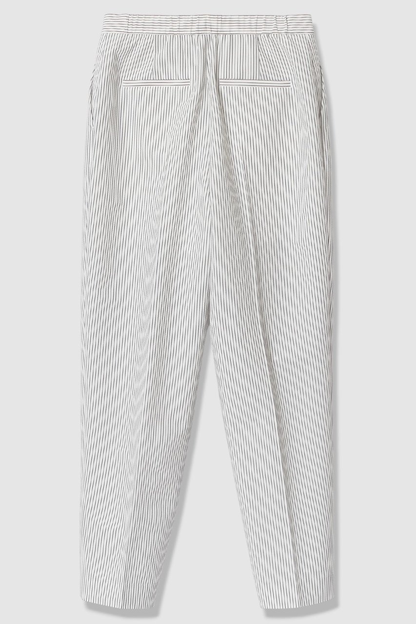 【アナイ/ANAYI】のサッカーストレッチテーパードパンツ 人気、トレンドファッション・服の通販 founy(ファニー) 　ファッション　Fashion　レディースファッション　Fashion for Women　パンツ　Pants & Trousers　サッカー　Seersucker, Summer Fabric　ストライプ　Stripe, Striped Pattern　ストレッチ　Stretch, Stretchy Fabric　センター　Center, Center Line　新作・新入荷　New Arrivals / New In　無地　Plain, Solid Color　other-2|ID: prp329100004865343 ipo3291000000036550634