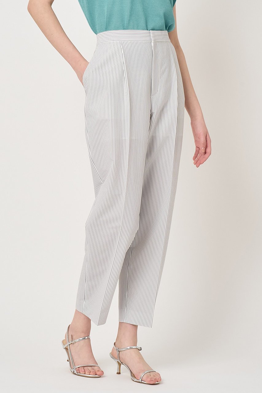 【アナイ/ANAYI】のサッカーストレッチテーパードパンツ 人気、トレンドファッション・服の通販 founy(ファニー) 　ファッション　Fashion　レディースファッション　Fashion for Women　パンツ　Pants & Trousers　サッカー　Seersucker, Summer Fabric　ストライプ　Stripe, Striped Pattern　ストレッチ　Stretch, Stretchy Fabric　センター　Center, Center Line　新作・新入荷　New Arrivals / New In　無地　Plain, Solid Color　other-4|ID: prp329100004865343 ipo3291000000036550636