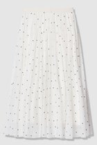 【アナイ/ANAYI】の【セットアップ対応商品】オーガンジードットプリントプリーツ スカート ホワイト|ID: prp329100004865346 ipo3291000000036213325