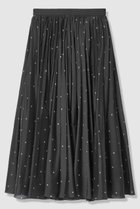 【アナイ/ANAYI】の【セットアップ対応商品】オーガンジードットプリントプリーツ スカート ブラック|ID: prp329100004865346 ipo3291000000036213327