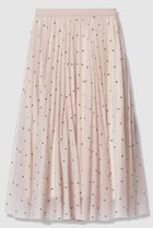 【アナイ/ANAYI】の【セットアップ対応商品】オーガンジードットプリントプリーツ スカート ピンクベージュ|ID: prp329100004865346 ipo3291000000036520234