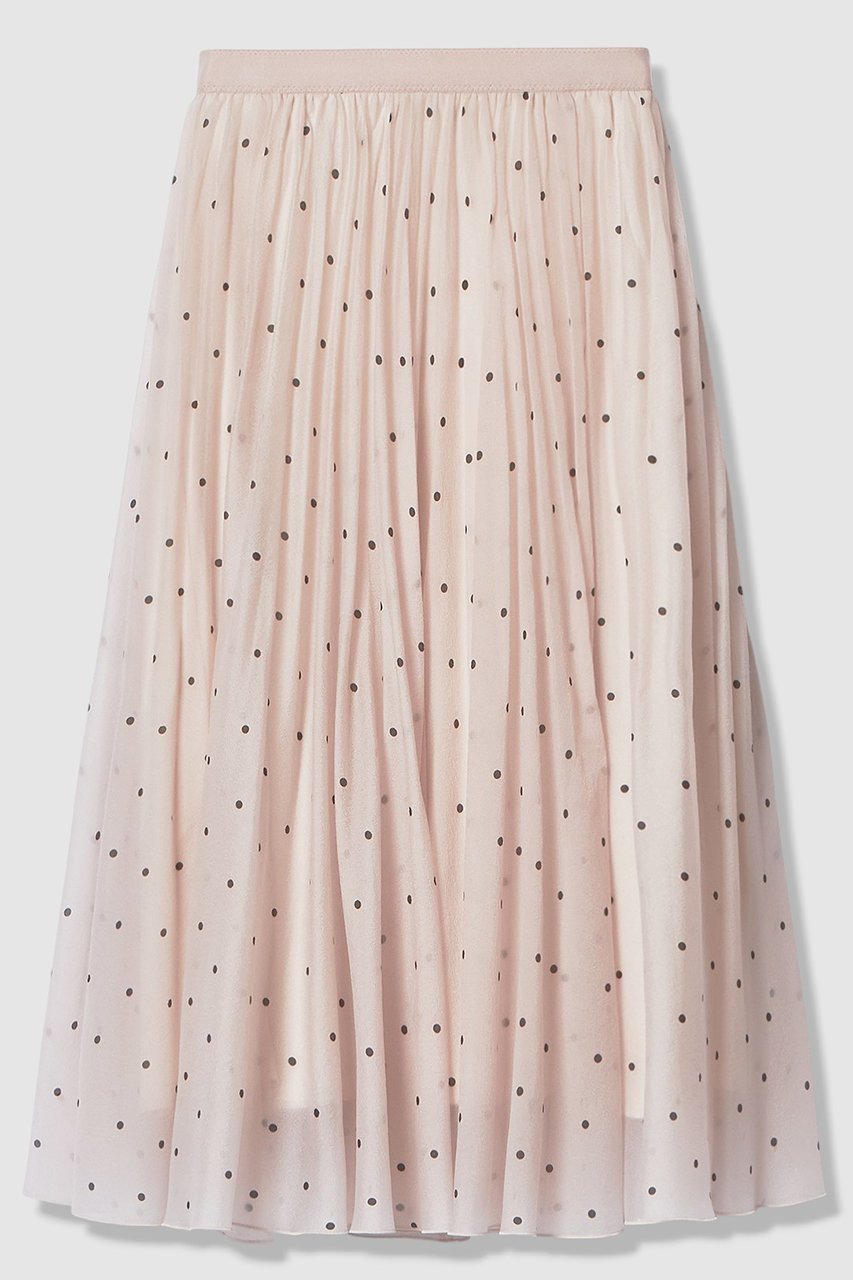 【アナイ/ANAYI】の【セットアップ対応商品】オーガンジードットプリントプリーツ スカート インテリア・キッズ・メンズ・レディースファッション・服の通販 founy(ファニー) ファッション Fashion レディースファッション Fashion for Women セットアップ Matching Sets スカート・ミニ/ミディ/マキシ Skirts / Mini, Midi & Maxi Skirts スカート Skirts プリーツスカート / 上品フェミニンスタイル Pleated Skirts ロングスカート Long Skirts / Maxi & Midi Skirts オーガンジー Organza Fabric セットアップ Set-Up, Coordinated Outfit ドット Polka Dot, Dot Pattern フェミニン Feminine, Girly プリント Print, Printed Pattern プリーツ Pleats, Pleated ランダム Random, Irregular ロング Long, Long-Length ワッシャー Washer, Crinkled Finish ピンクベージュ|ID: prp329100004865346 ipo3291000000036520234
