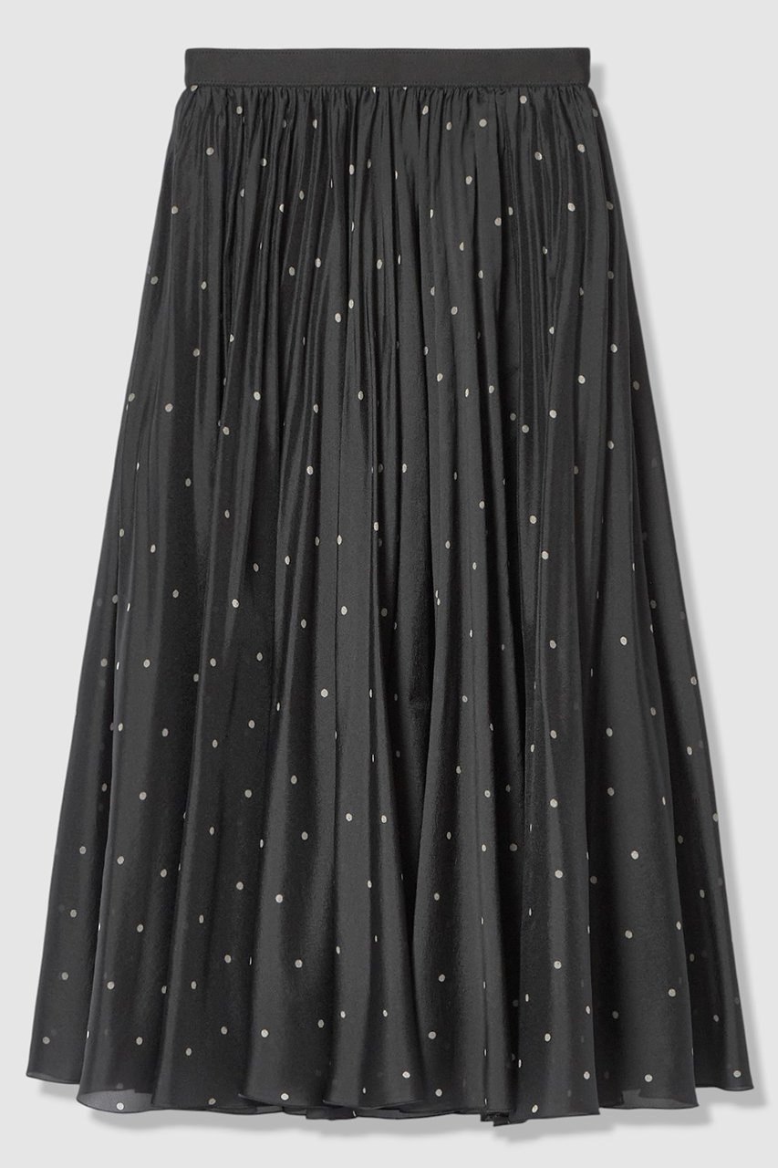 【アナイ/ANAYI】の【セットアップ対応商品】オーガンジードットプリントプリーツ スカート インテリア・キッズ・メンズ・レディースファッション・服の通販 founy(ファニー) ファッション Fashion レディースファッション Fashion for Women セットアップ Matching Sets スカート・ミニ/ミディ/マキシ Skirts / Mini, Midi & Maxi Skirts スカート Skirts プリーツスカート / 上品フェミニンスタイル Pleated Skirts ロングスカート Long Skirts / Maxi & Midi Skirts オーガンジー Organza Fabric セットアップ Set-Up, Coordinated Outfit ドット Polka Dot, Dot Pattern フェミニン Feminine, Girly プリント Print, Printed Pattern プリーツ Pleats, Pleated ランダム Random, Irregular ロング Long, Long-Length ワッシャー Washer, Crinkled Finish ブラック|ID: prp329100004865346 ipo3291000000036520235