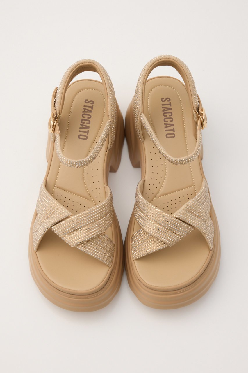 【スタッカート/STACCATO】のコスモパテッドソフティーコンフォートタンク 人気、トレンドファッション・服の通販 founy(ファニー) 　ファッション　Fashion　レディースファッション　Fashion for Women　エアリー　Airy Texture　サンダル　Sandals, Summer Shoes　ストーン　Stone, Gem-Like　軽量　Lightweight, Ultra Light　other-2|ID: prp329100004865347 ipo3291000000036213340