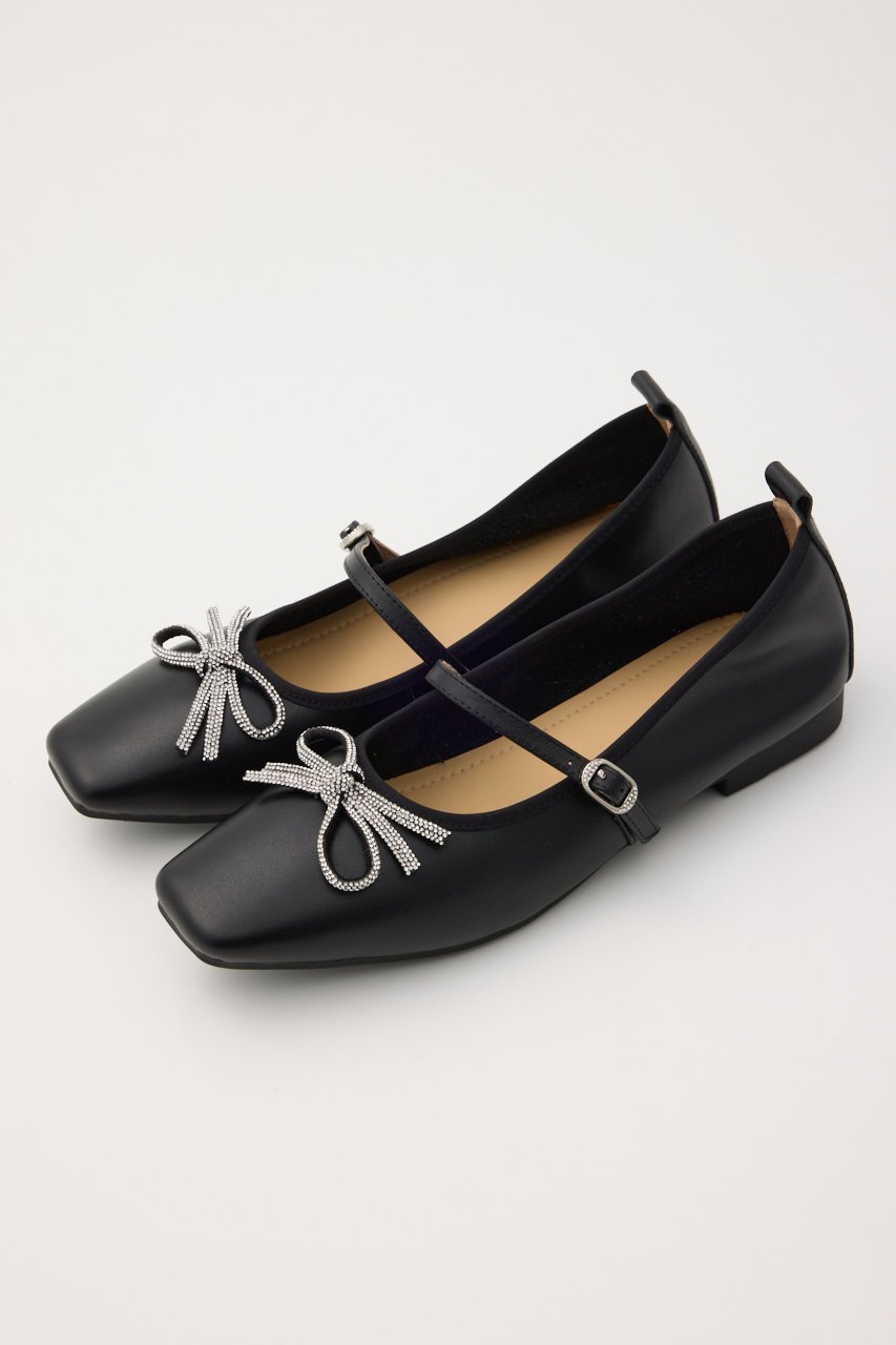 【スタッカート/STACCATO】のクロスリボンメリージェーンフラット 人気、トレンドファッション・服の通販 founy(ファニー) 　ファッション　Fashion　レディースファッション　Fashion for Women　おすすめ　Recommended / Our Picks　インソール　Shoe Insole　シューズ　Shoes, Footwear　ストーン　Stone, Gem-Like　ダウン　Down, Puffer　バレエ　Ballet, Ballet Style　フラット　Flat, Flat Shoes　リボン　Ribbon, Bow　other-2|ID: prp329100004865348 ipo3291000000036213354