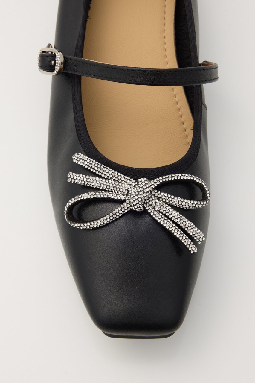 【スタッカート/STACCATO】のクロスリボンメリージェーンフラット 人気、トレンドファッション・服の通販 founy(ファニー) 　ファッション　Fashion　レディースファッション　Fashion for Women　おすすめ　Recommended / Our Picks　インソール　Shoe Insole　シューズ　Shoes, Footwear　ストーン　Stone, Gem-Like　ダウン　Down, Puffer　バレエ　Ballet, Ballet Style　フラット　Flat, Flat Shoes　リボン　Ribbon, Bow　other-8|ID: prp329100004865348 ipo3291000000036213363