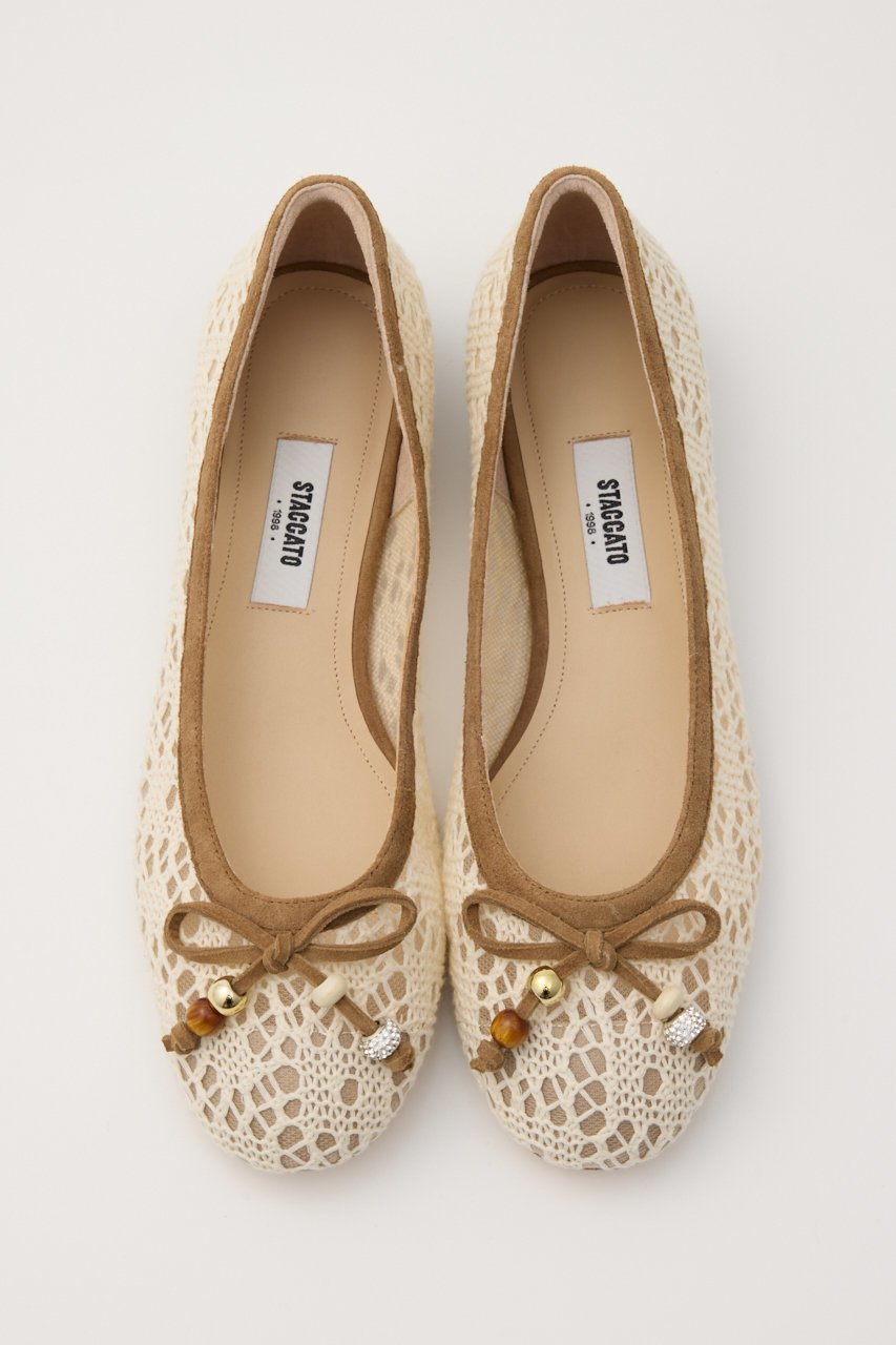 【スタッカート/STACCATO】のクロシェエスパドリーユフラット 人気、トレンドファッション・服の通販 founy(ファニー) 　ファッション　Fashion　レディースファッション　Fashion for Women　クロシェ　Crochet, Knitted Lace　コンビ　Combo, Combination Style　シューズ　Shoes, Footwear　スクエア　Square, Square Shape　バランス　Balance, Style Balance　フラット　Flat, Flat Shoes　メッシュ　Mesh, Net Fabric　リゾート　Resort, Vacation Style　今季　This Season, Current Season　夏　Summer　春　Spring　S/S・春夏　SS, Spring/Summer, Warm Season　 other-1|ID: prp329100004865350 ipo3291000000036213364