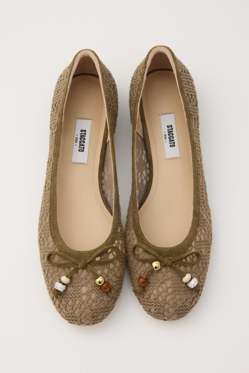 【スタッカート/STACCATO】のクロシェエスパドリーユフラット インテリア・キッズ・メンズ・レディースファッション・服の通販 founy(ファニー) 　ファッション　Fashion　レディースファッション　Fashion for Women　クロシェ　Crochet, Knitted Lace　コンビ　Combo, Combination Style　シューズ　Shoes, Footwear　スクエア　Square, Square Shape　バランス　Balance, Style Balance　フラット　Flat, Flat Shoes　メッシュ　Mesh, Net Fabric　リゾート　Resort, Vacation Style　今季　This Season, Current Season　夏　Summer　春　Spring　S/S・春夏　SS, Spring/Summer, Warm Season　カーキ|ID: prp329100004865350 ipo3291000000036213369