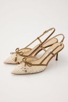 【スタッカート/STACCATO】のクロシェエバックオープンパンプス 人気、トレンドファッション・服の通販 founy(ファニー) ファッション Fashion レディースファッション Fashion for Women バッグ Bags アンクル Ankle-Length Design クロシェ Crochet, Knitted Lace コンビ Combo, Combination Style ミドル Middle Length, Mid Height メッシュ Mesh, Net Fabric ラップ Wrap, Wrap Design リゾート Resort, Vacation Style 今季 This Season, Current Season 夏 Summer 春 Spring S/S・春夏 SS, Spring/Summer, Warm Season thumbnail ホワイト|ID: prp329100004865351 ipo3291000000036213385