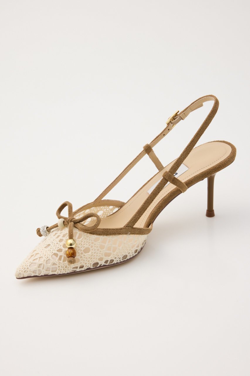 【スタッカート/STACCATO】のクロシェエバックオープンパンプス 人気、トレンドファッション・服の通販 founy(ファニー) 　ファッション　Fashion　レディースファッション　Fashion for Women　バッグ　Bags　アンクル　Ankle-Length Design　クロシェ　Crochet, Knitted Lace　コンビ　Combo, Combination Style　ミドル　Middle Length, Mid Height　メッシュ　Mesh, Net Fabric　ラップ　Wrap, Wrap Design　リゾート　Resort, Vacation Style　今季　This Season, Current Season　夏　Summer　春　Spring　S/S・春夏　SS, Spring/Summer, Warm Season　other-7|ID: prp329100004865351 ipo3291000000036213394