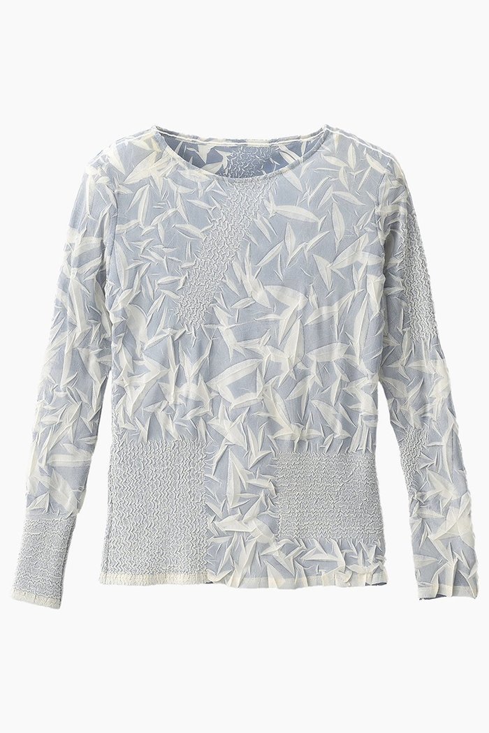 【ミューラル/MURRAL】のCrumpled トップス インテリア・キッズ・メンズ・レディースファッション・服の通販 founy(ファニー) https://founy.com/ ファッション Fashion レディースファッション Fashion for Women トップス・カットソー Cut & Sew Tops シャツ・ブラウス・オフィスカジュアル Elegant Blouses & Button-Ups ロングTシャツ・Tシャツ Longline T-Shirts & Tees カットソー・ベーシックTシャツ Cut-and-Sewn Tops / Stretch Tees & Basics 2025年 2025 2025-2026秋冬・A/W Autumn/Winter 2025–26 AW25–26 エレガント 上品 Elegant コレクション Collection, Seasonal Line スリーブ Sleeve, Long Sleeve / Short Sleeve プリント Print, Printed Pattern プリーツ Pleats, Pleated ランダム Random, Irregular リラックス Relax, Relaxed Fit ロング Long, Long-Length A/W・秋冬 Autumn/Winter |ID: prp329100004866242 ipo3291000000036225961