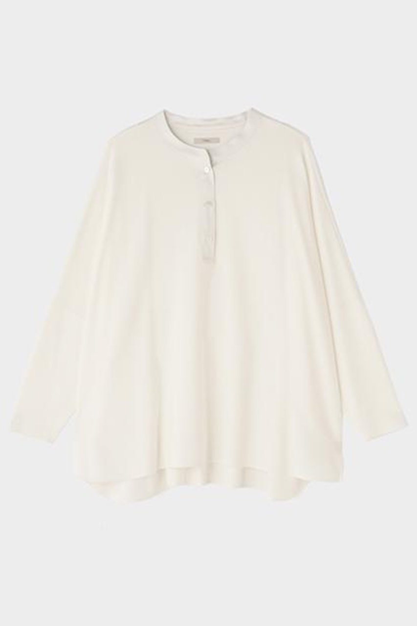 【ル フィル/LE PHIL】のヴィスポンチトップス インテリア・キッズ・メンズ・レディースファッション・服の通販 founy(ファニー) 　ファッション　Fashion　レディースファッション　Fashion for Women　トップス・カットソー　Cut & Sew Tops　シャツ・ブラウス・オフィスカジュアル　Elegant Blouses & Button-Ups　ロングTシャツ・Tシャツ　Longline T-Shirts & Tees　カットソー・ベーシックTシャツ　Cut-and-Sewn Tops / Stretch Tees & Basics　2026年　2026　エレガント 上品　Elegant　サテン　Satin, Glossy Fabric　スリーブ　Sleeve, Long Sleeve / Short Sleeve　パターン　Pattern, Design Print　ビッグ　Big, Oversized　ボトム　Bottoms, Lower Wear　ロング　Long, Long-Length　夏　Summer　春　Spring　S/S・春夏　SS, Spring/Summer, Warm Season　ホワイト|ID: prp329100004866268 ipo3291000000036232590