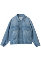【フォルフォルモ/FORFORMO】のAdjustable Denim Jacket 人気、トレンドファッション・服の通販 founy(ファニー) ファッション Fashion レディースファッション Fashion for Women アウター Coat / Outerwear Collection レディースジャケット・軽アウター Jackets 2026年 2026 コンパクト Compact, Small Size ジャケット Jacket, Outerwear ストレッチ Stretch, Stretchy Fabric デニム Denim, Jeans Material バランス Balance, Style Balance フィット Fit, Slim Fit フォルム Silhouette, Form ブラウジング Blouson Silhouette, Cinched Waist ワンポイント One Point, Statement Accent 夏 Summer 春 Spring S/S・春夏 SS, Spring/Summer, Warm Season thumbnail ブルー|ID: prp329100004866279 ipo3291000000036232765