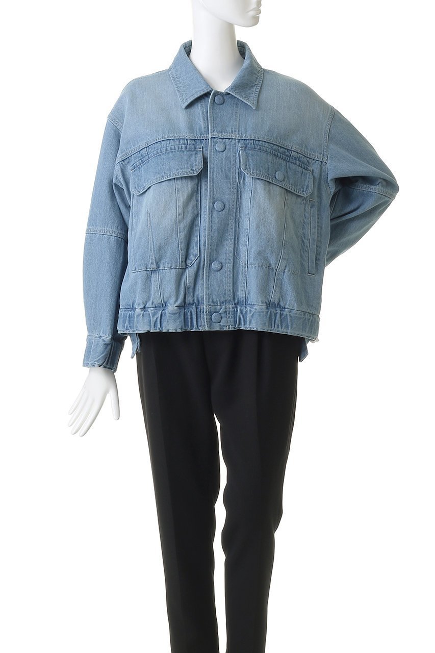 【フォルフォルモ/FORFORMO】のAdjustable Denim Jacket 人気、トレンドファッション・服の通販 founy(ファニー) ファッション Fashion レディースファッション Fashion for Women アウター Coat / Outerwear Collection レディースジャケット・軽アウター Jackets 2026年 2026 コンパクト Compact, Small Size ジャケット Jacket, Outerwear ストレッチ Stretch, Stretchy Fabric デニム Denim, Jeans Material バランス Balance, Style Balance フィット Fit, Slim Fit フォルム Silhouette, Form ブラウジング Blouson Silhouette, Cinched Waist ワンポイント One Point, Statement Accent 夏 Summer 春 Spring S/S・春夏 SS, Spring/Summer, Warm Season other-2|ID: prp329100004866279 ipo3291000000036232767