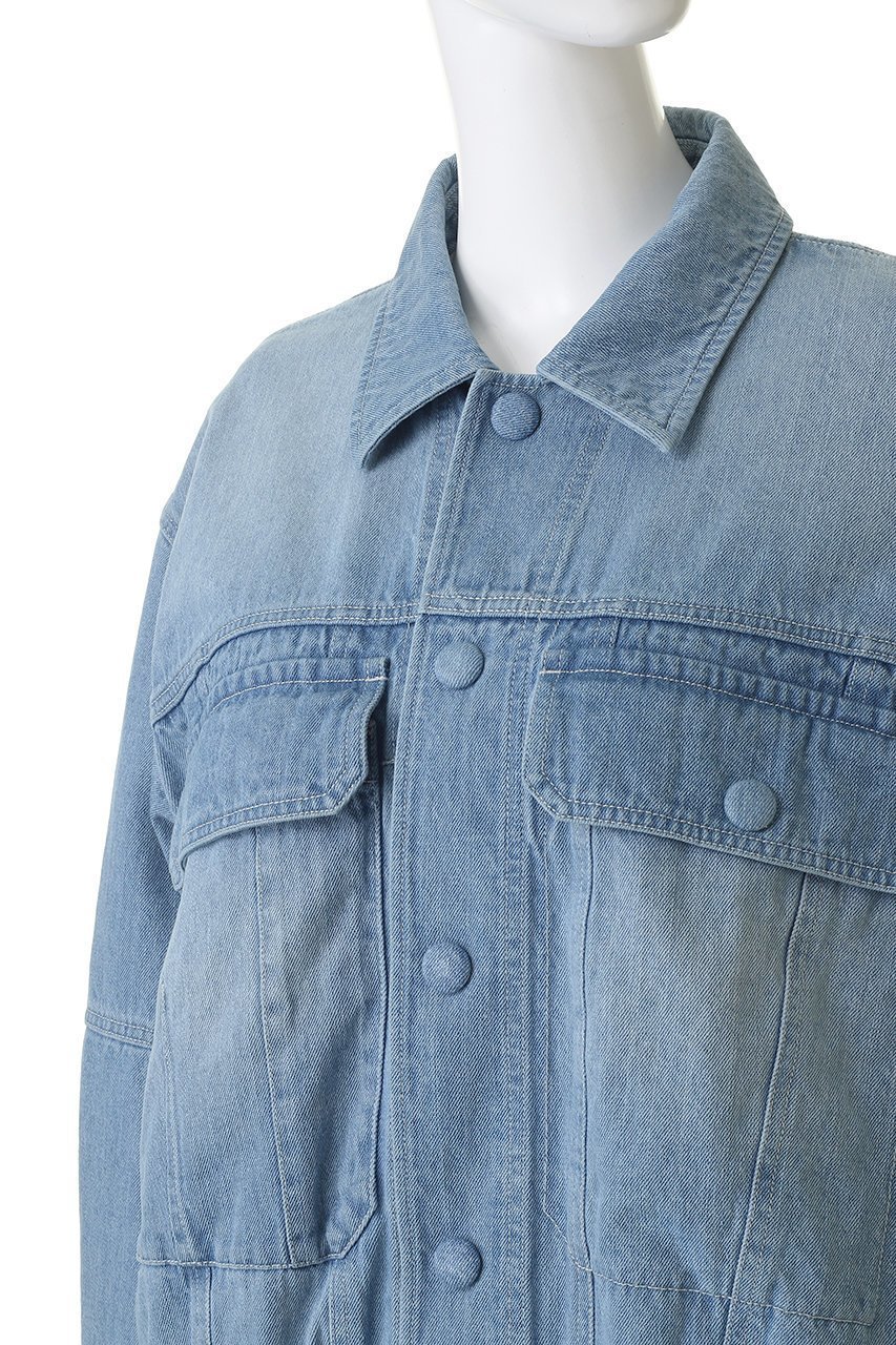 【フォルフォルモ/FORFORMO】のAdjustable Denim Jacket 人気、トレンドファッション・服の通販 founy(ファニー) ファッション Fashion レディースファッション Fashion for Women アウター Coat / Outerwear Collection レディースジャケット・軽アウター Jackets 2026年 2026 コンパクト Compact, Small Size ジャケット Jacket, Outerwear ストレッチ Stretch, Stretchy Fabric デニム Denim, Jeans Material バランス Balance, Style Balance フィット Fit, Slim Fit フォルム Silhouette, Form ブラウジング Blouson Silhouette, Cinched Waist ワンポイント One Point, Statement Accent 夏 Summer 春 Spring S/S・春夏 SS, Spring/Summer, Warm Season other-5|ID: prp329100004866279 ipo3291000000036232772