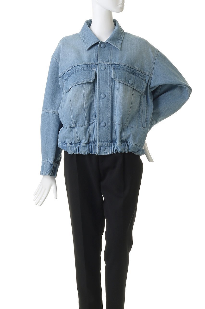 【フォルフォルモ/FORFORMO】のAdjustable Denim Jacket 人気、トレンドファッション・服の通販 founy(ファニー) ファッション Fashion レディースファッション Fashion for Women アウター Coat / Outerwear Collection レディースジャケット・軽アウター Jackets 2026年 2026 コンパクト Compact, Small Size ジャケット Jacket, Outerwear ストレッチ Stretch, Stretchy Fabric デニム Denim, Jeans Material バランス Balance, Style Balance フィット Fit, Slim Fit フォルム Silhouette, Form ブラウジング Blouson Silhouette, Cinched Waist ワンポイント One Point, Statement Accent 夏 Summer 春 Spring S/S・春夏 SS, Spring/Summer, Warm Season other-7|ID: prp329100004866279 ipo3291000000036232774