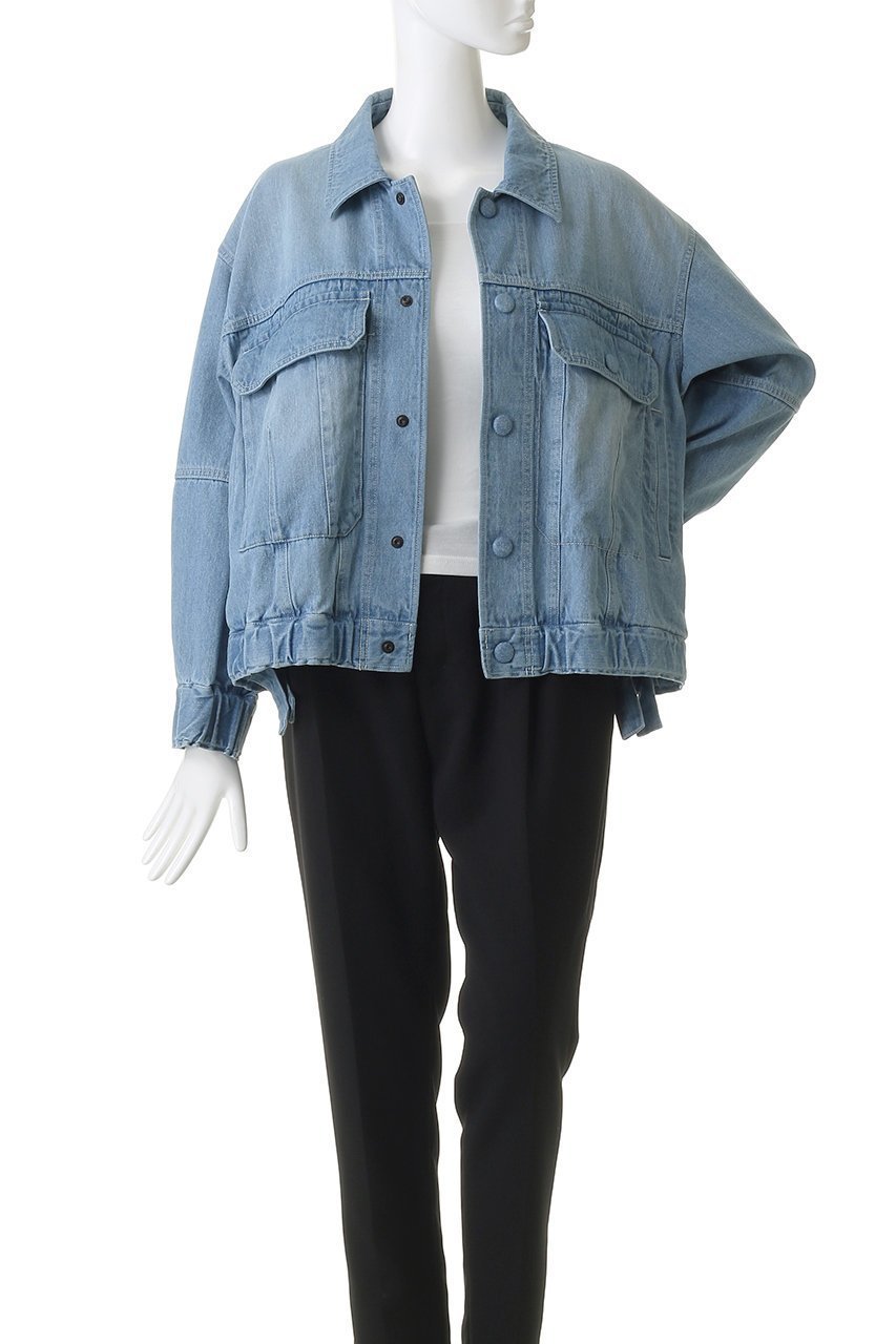 【フォルフォルモ/FORFORMO】のAdjustable Denim Jacket 人気、トレンドファッション・服の通販 founy(ファニー) ファッション Fashion レディースファッション Fashion for Women アウター Coat / Outerwear Collection レディースジャケット・軽アウター Jackets 2026年 2026 コンパクト Compact, Small Size ジャケット Jacket, Outerwear ストレッチ Stretch, Stretchy Fabric デニム Denim, Jeans Material バランス Balance, Style Balance フィット Fit, Slim Fit フォルム Silhouette, Form ブラウジング Blouson Silhouette, Cinched Waist ワンポイント One Point, Statement Accent 夏 Summer 春 Spring S/S・春夏 SS, Spring/Summer, Warm Season other-8|ID: prp329100004866279 ipo3291000000036232776