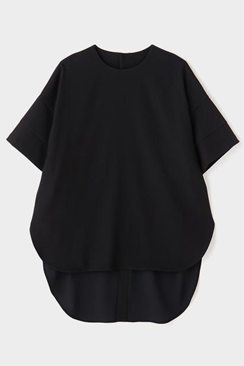 【ル フィル/LE PHIL】の2WAYツイルハーフスリーブブラウス インテリア・キッズ・メンズ・レディースファッション・服の通販 founy(ファニー) 　ファッション　Fashion　レディースファッション　Fashion for Women　トップス・カットソー　Cut & Sew Tops　シャツ・ブラウス・オフィスカジュアル　Elegant Blouses & Button-Ups　おすすめ　Recommended / Our Picks　ショート　Short, Short Length　ストレッチ　Stretch, Stretchy Fabric　スリット　Slit, Slit Detail　スリーブ　Sleeve, Long Sleeve / Short Sleeve　セットアップ　Set-Up, Coordinated Outfit　ツイル　Twist, Twisted Detail　リラックス　Relax, Relaxed Fit　ワイド　Wide, Wide Fit　エレガント 上品　Elegant　定番　Standard, Basic Item　新作・新入荷　New Arrivals / New In　ブラック|ID: prp329100004866281 ipo3291000000036232790