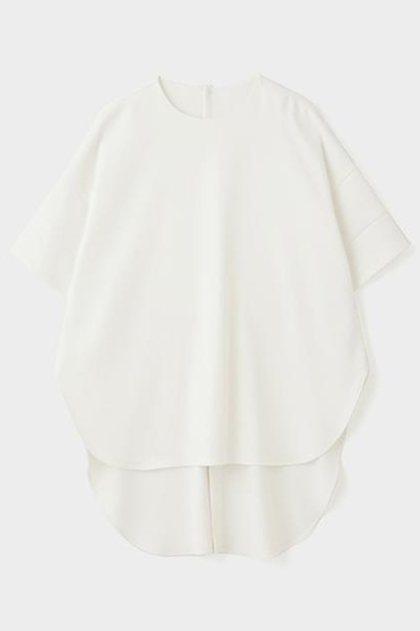 【ル フィル/LE PHIL】の2WAYツイルハーフスリーブブラウス インテリア・キッズ・メンズ・レディースファッション・服の通販 founy(ファニー) 　ファッション　Fashion　レディースファッション　Fashion for Women　トップス・カットソー　Cut & Sew Tops　シャツ・ブラウス・オフィスカジュアル　Elegant Blouses & Button-Ups　おすすめ　Recommended / Our Picks　ショート　Short, Short Length　ストレッチ　Stretch, Stretchy Fabric　スリット　Slit, Slit Detail　スリーブ　Sleeve, Long Sleeve / Short Sleeve　セットアップ　Set-Up, Coordinated Outfit　ツイル　Twist, Twisted Detail　リラックス　Relax, Relaxed Fit　ワイド　Wide, Wide Fit　エレガント 上品　Elegant　定番　Standard, Basic Item　新作・新入荷　New Arrivals / New In　ホワイト|ID: prp329100004866281 ipo3291000000036232791