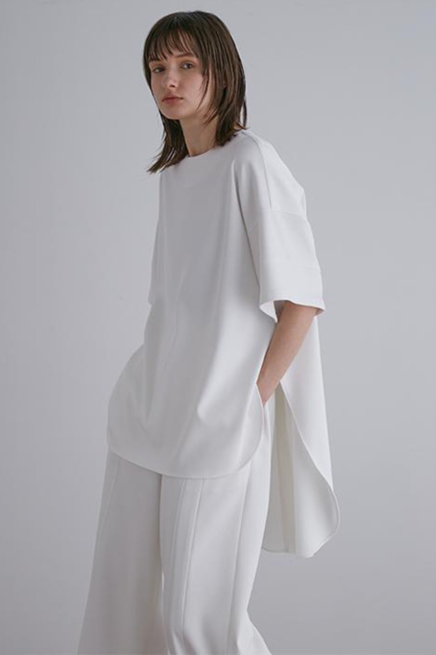 【ル フィル/LE PHIL】の2WAYツイルハーフスリーブブラウス 人気、トレンドファッション・服の通販 founy(ファニー) 　ファッション　Fashion　レディースファッション　Fashion for Women　トップス・カットソー　Cut & Sew Tops　シャツ・ブラウス・オフィスカジュアル　Elegant Blouses & Button-Ups　おすすめ　Recommended / Our Picks　ショート　Short, Short Length　ストレッチ　Stretch, Stretchy Fabric　スリット　Slit, Slit Detail　スリーブ　Sleeve, Long Sleeve / Short Sleeve　セットアップ　Set-Up, Coordinated Outfit　ツイル　Twist, Twisted Detail　リラックス　Relax, Relaxed Fit　ワイド　Wide, Wide Fit　エレガント 上品　Elegant　定番　Standard, Basic Item　新作・新入荷　New Arrivals / New In　other-2|ID: prp329100004866281 ipo3291000000036232792