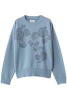 【ミディウミソリッド/MIDIUMISOLID】のflower jacquard P/O プルオーバー 人気、トレンドファッション・服の通販 founy(ファニー) ファッション Fashion レディースファッション Fashion for Women トップス・カットソー Cut & Sew Tops ニット Knit Tops & Sweaters カジュアルプルオーバー・ニットトップス Pullovers & Knit Tops / Casual Pullovers 2026年 2026 エレガント 上品 Elegant シアー Sheer, See-Through シンプル Simple, Minimal ジャカード／ジャガード Jacquard, Woven Pattern スリーブ Sleeve, Long Sleeve / Short Sleeve フェミニン Feminine, Girly フラワー Flower, Floral モチーフ Motif, Design Theme ロング Long, Long-Length 夏 Summer 春 Spring S/S・春夏 SS, Spring/Summer, Warm Season |ID:prp329100004866283