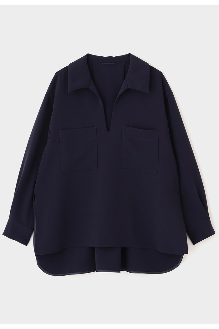 【ル フィル/LE PHIL】の2WAYライトダブルクロスブラウス インテリア・キッズ・メンズ・レディースファッション・服の通販 founy(ファニー) https://founy.com/ ファッション Fashion レディースファッション Fashion for Women トップス・カットソー Cut & Sew Tops シャツ・ブラウス・オフィスカジュアル Elegant Blouses & Button-Ups オケージョン Occasion Wear ストレッチ Stretch, Stretchy Fabric スリーブ Sleeve, Long Sleeve / Short Sleeve ビッグ Big, Oversized フェミニン Feminine, Girly ポケット Pocket, Pocket Detail ロング Long, Long-Length エレガント 上品 Elegant 春 Spring 秋 Autumn |ID: prp329100004866286 ipo3291000000036232841