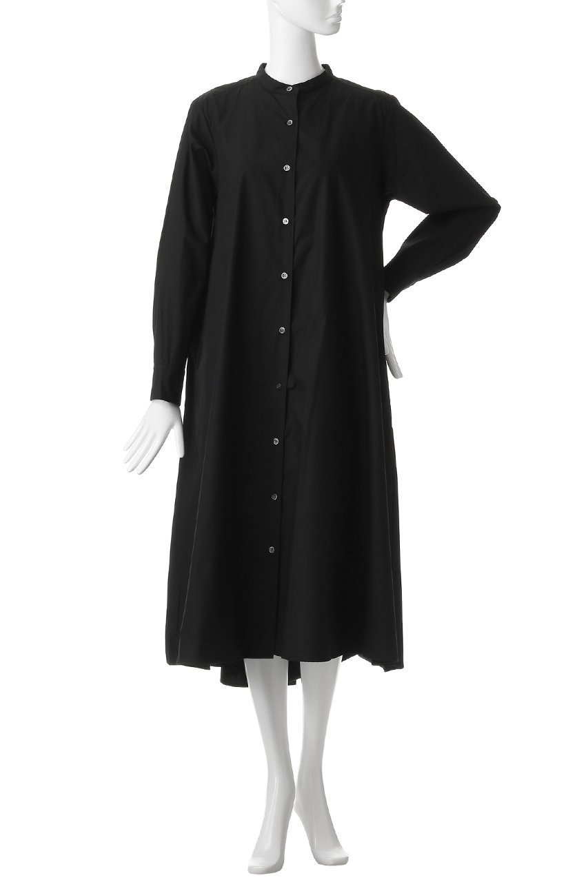 【ミディウミ/MidiUmi】のA line band collar shirt OP ワンピース 人気、トレンドファッション・服の通販 founy(ファニー) 　ファッション　Fashion　レディースファッション　Fashion for Women　ワンピース　Dresses　チュニック　Tunic Tops & Dresses　2026年　2026　タイプライター　Typewriter Fabric, Crisp Cotton　チュニック　Tunic, Long Top　フレア　Flare, Flared　ロング　Long, Long-Length　エレガント 上品　Elegant　夏　Summer　春　Spring　S/S・春夏　SS, Spring/Summer, Warm Season　other-2|ID: prp329100004866289 ipo3291000000036232891