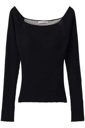 【プルミエ アロンディスモン/1er Arrondissement】 【NICE NICE MOMENT】OPEN SHOULDER LS人気、トレンドファッション・服の通販 founy(ファニー) ファッション Fashion レディースファッション Fashion for Women トップス・カットソー Cut & Sew Tops ニット Knit Tops & Sweaters カジュアルプルオーバー・ニットトップス Pullovers & Knit Tops / Casual Pullovers 2026年 2026 ショルダー Shoulder, Shoulder Strap シンプル Simple, Minimal デコルテ Décolleté, Neckline 夏 Summer 春 Spring S/S・春夏 SS, Spring/Summer, Warm Season |ID:prp329100004866294