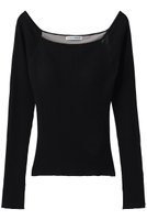 【プルミエ アロンディスモン/1er Arrondissement】の【NICE NICE MOMENT】OPEN SHOULDER LS 人気、トレンドファッション・服の通販 founy(ファニー) ファッション Fashion レディースファッション Fashion for Women トップス・カットソー Cut & Sew Tops ニット Knit Tops & Sweaters カジュアルプルオーバー・ニットトップス Pullovers & Knit Tops / Casual Pullovers 2026年 2026 ショルダー Shoulder, Shoulder Strap シンプル Simple, Minimal デコルテ Décolleté, Neckline 夏 Summer 春 Spring S/S・春夏 SS, Spring/Summer, Warm Season |ID:prp329100004866294